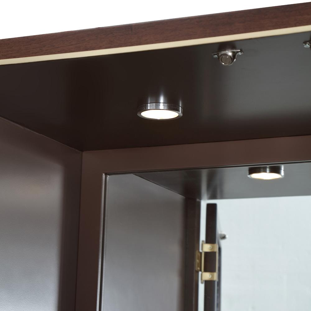 AICO by Michael Amini - Houston Display Cabinet - Walnut - 9095209-416 veiw 11