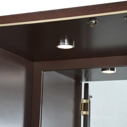 AICO by Michael Amini - Houston Display Cabinet - Walnut - 9095209-416 veiw 11