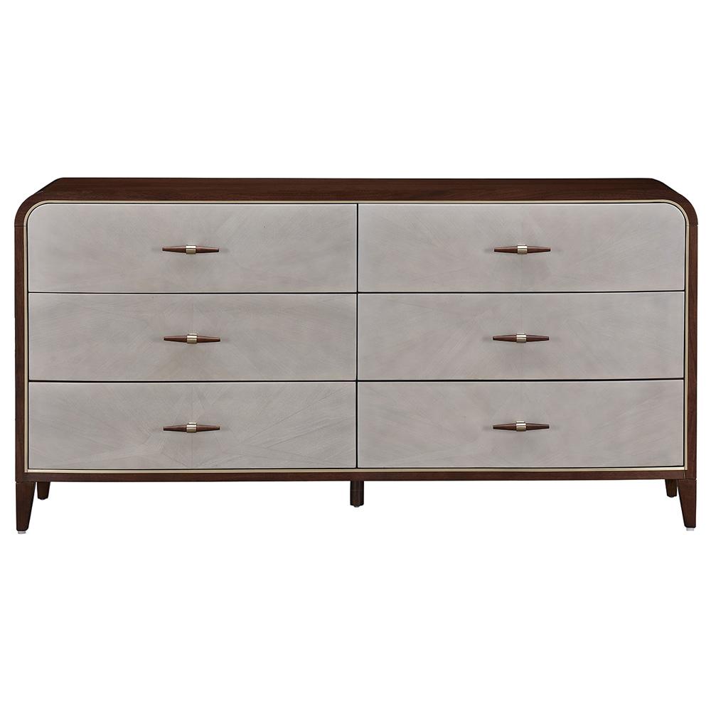 AICO by Michael Amini - Houston Dresser - Walnut - 9095050SA-416 veiw 3