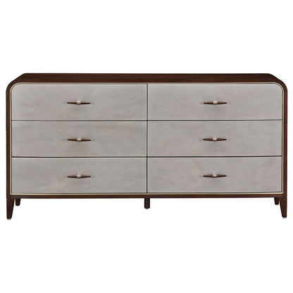 AICO by Michael Amini - Houston Dresser - Walnut - 9095050SA-416 veiw 3