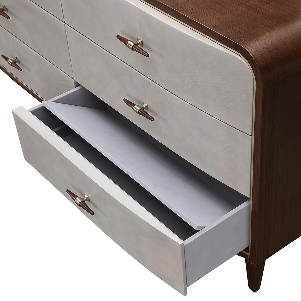 AICO by Michael Amini - Houston Dresser - Walnut - 9095050SA-416 veiw 11