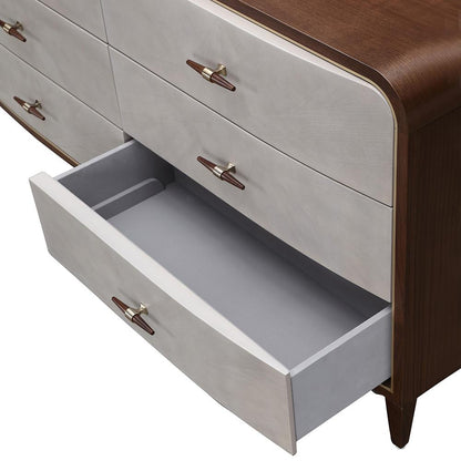 AICO by Michael Amini - Houston Dresser - Walnut - 9095050SA-416 veiw 12