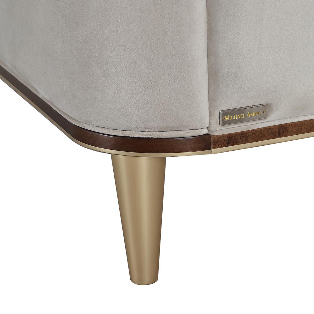AICO by Michael Amini - Houston Eastern King Channel Tufted Panel Bed - Porcini/Walnut - 9095000EK3-416 veiw 10