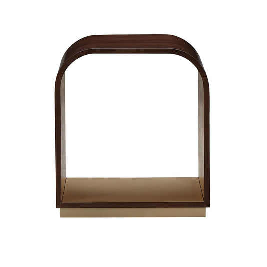 AICO by Michael Amini - Houston End Table - Walnut - 9095202-416 veiw 2
