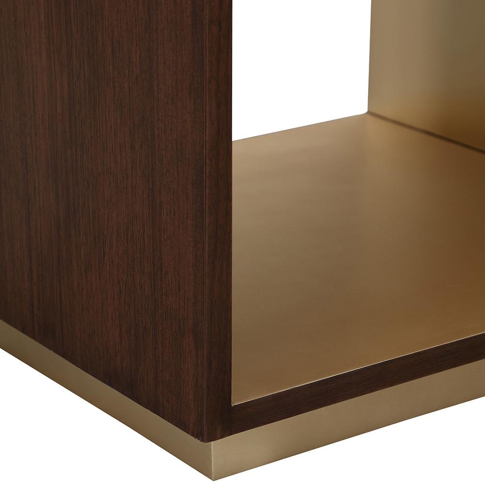 AICO by Michael Amini - Houston End Table - Walnut - 9095202-416 veiw 5