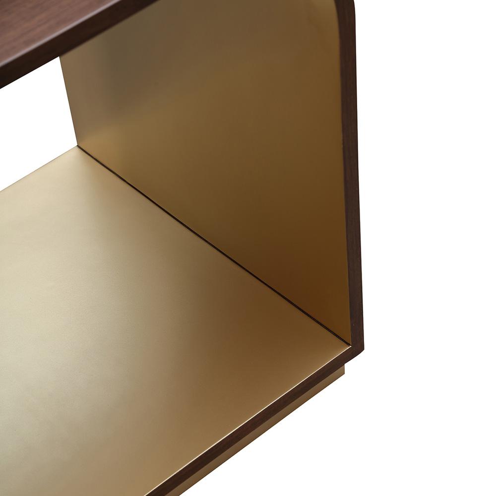 AICO by Michael Amini - Houston End Table - Walnut - 9095202-416 veiw 6