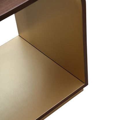 AICO by Michael Amini - Houston End Table - Walnut - 9095202-416 veiw 6