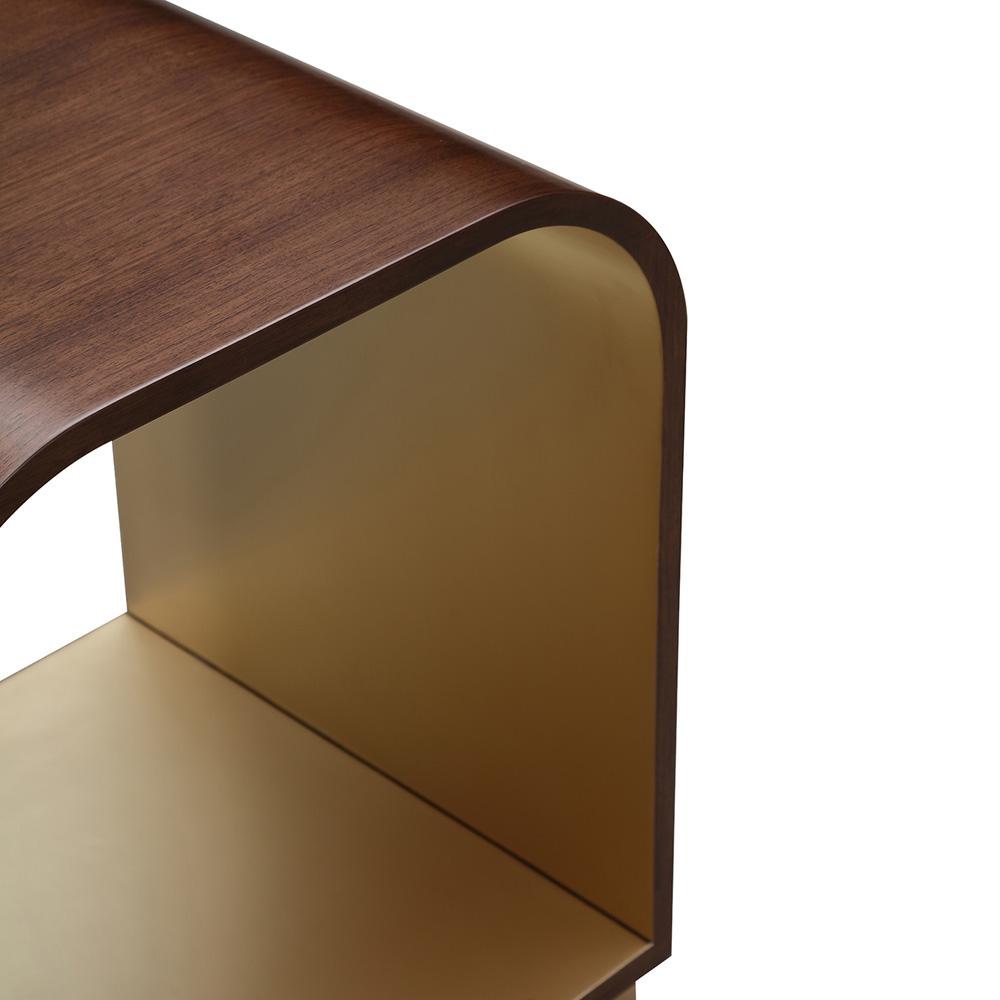 AICO by Michael Amini - Houston End Table - Walnut - 9095202-416 veiw 7