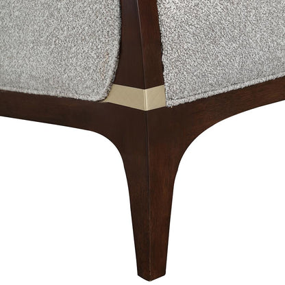 AICO by Michael Amini - Houston Loveseat - Pebble/Walnut - 9095825-PBL-416 veiw 11