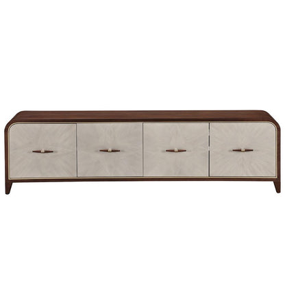 AICO by Michael Amini - Houston Media Cabinet - Walnut - 9095081-416 veiw 3