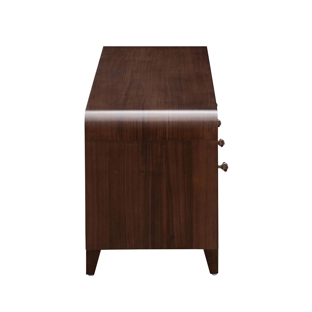 AICO by Michael Amini - Houston Media Cabinet - Walnut - 9095081-416 veiw 4