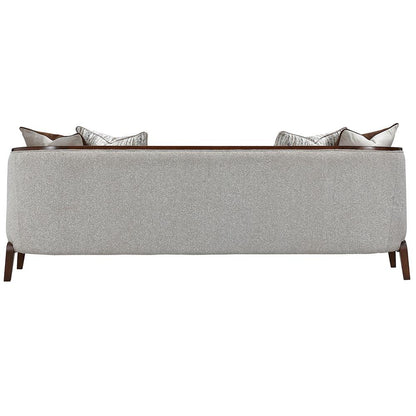 AICO by Michael Amini - Houston Sofa - Pebble/Walnut - 9095815-PBL-416 veiw 8