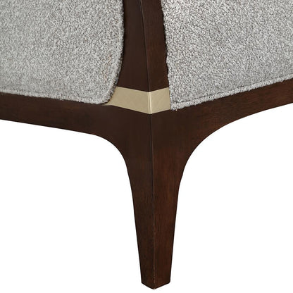 AICO by Michael Amini - Houston Sofa - Pebble/Walnut - 9095815-PBL-416 veiw 11