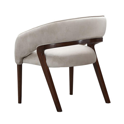 AICO by Michael Amini - Houston Vanity Chair - Porcini/Walnut - 9095244-416 veiw 3