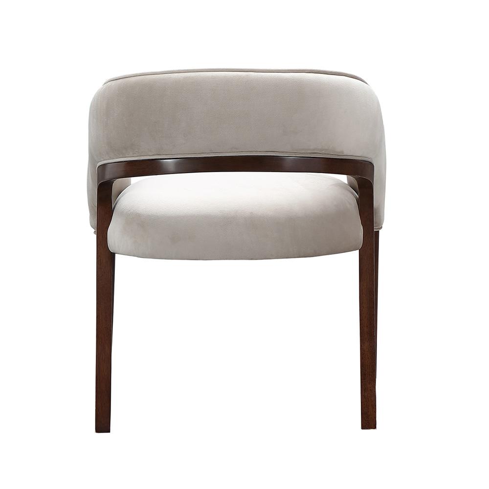 AICO by Michael Amini - Houston Vanity Chair - Porcini/Walnut - 9095244-416 veiw 5