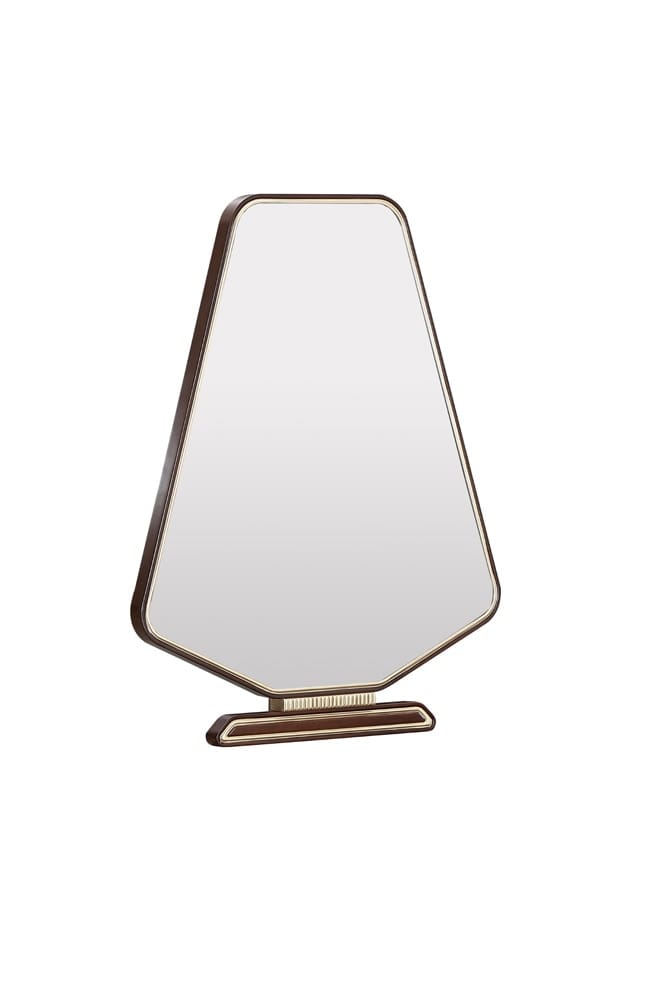 AICO by Michael Amini - Houston Vanity Mirror - Walnut - 9095068-416 veiw 3