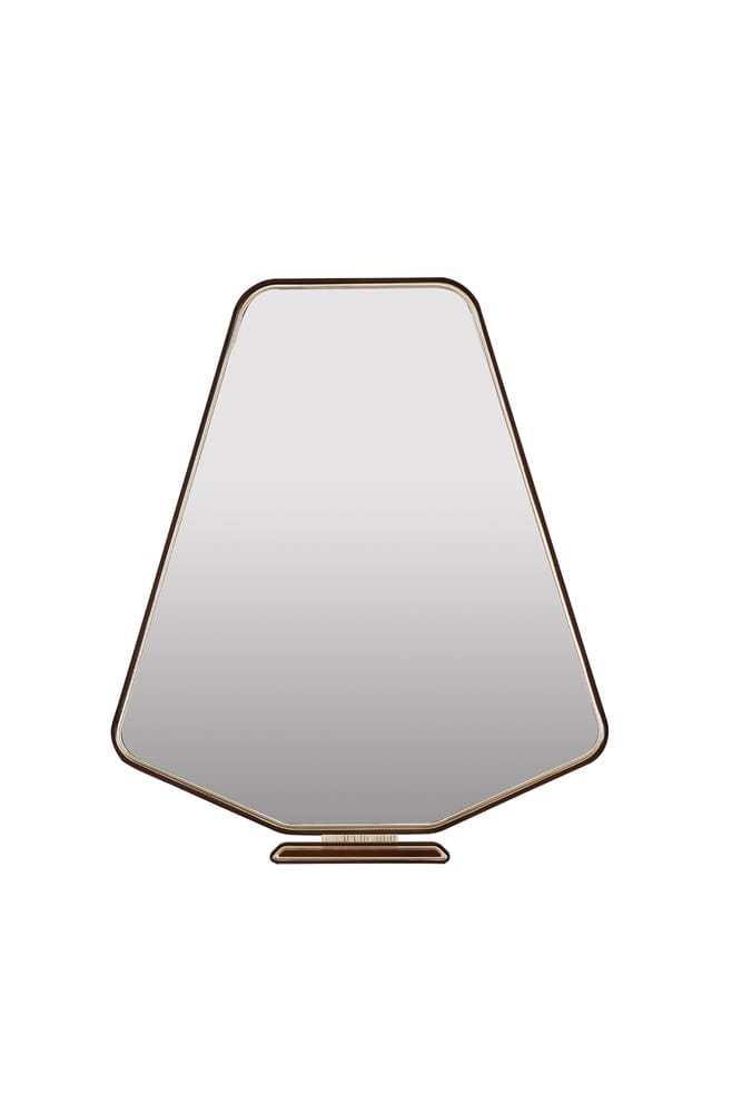 AICO by Michael Amini - Houston Vanity Mirror - Walnut - 9095068-416 veiw 5