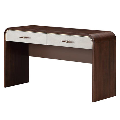 AICO by Michael Amini - Houston Vanity Table - Walnut - 9095058-416 veiw 1