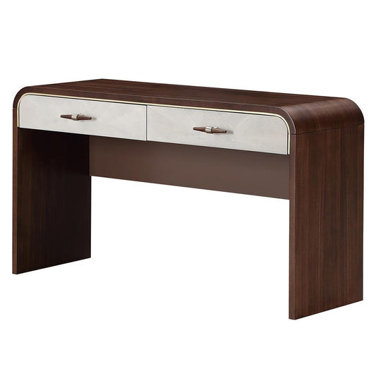 AICO by Michael Amini - Houston Vanity Table - Walnut - 9095058-416 veiw 1