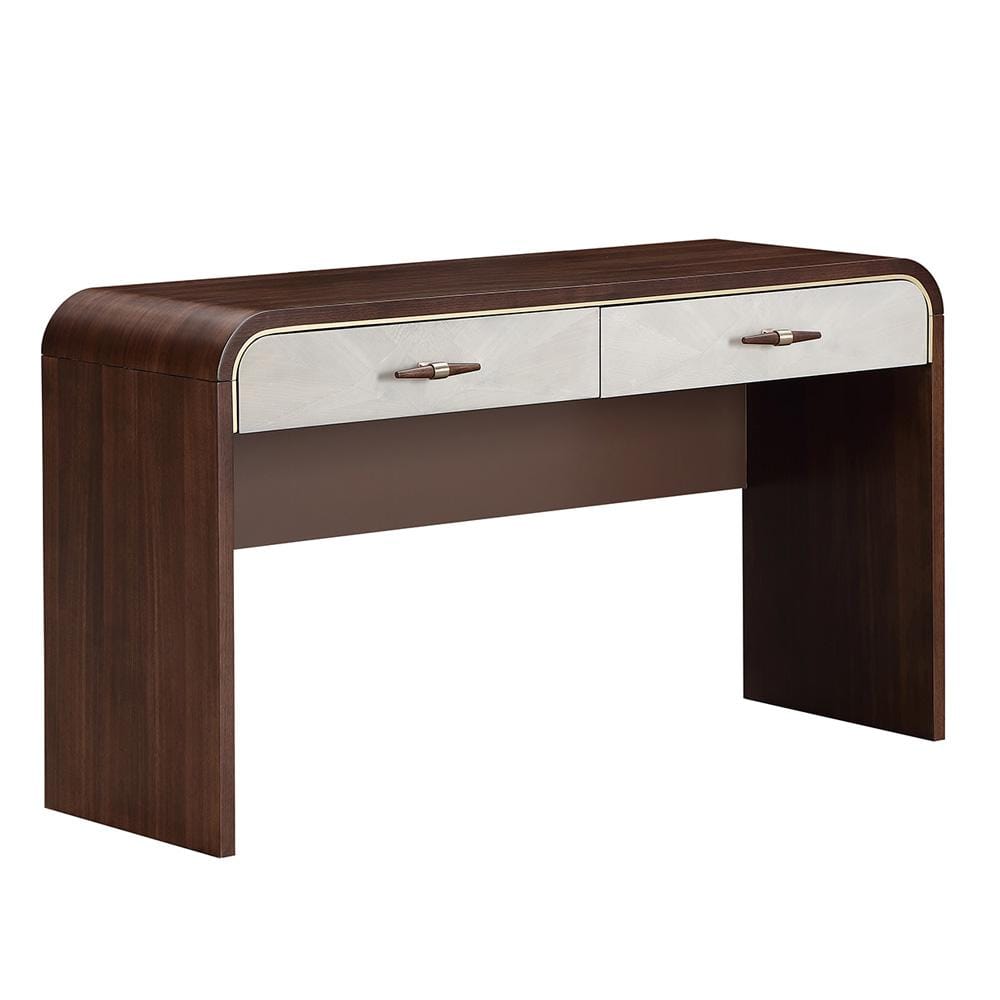 AICO by Michael Amini - Houston Vanity Table - Walnut - 9095058-416 veiw 2