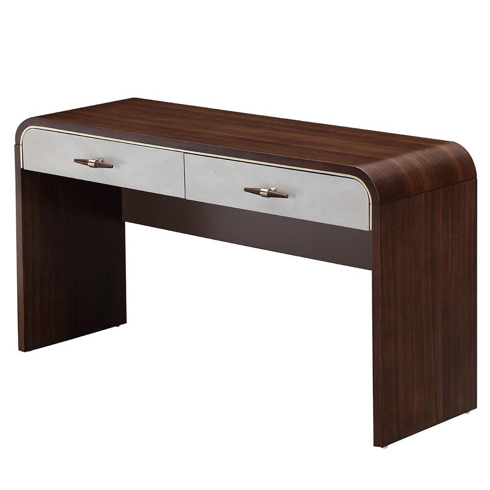 AICO by Michael Amini - Houston Vanity Table - Walnut - 9095058-416 veiw 3