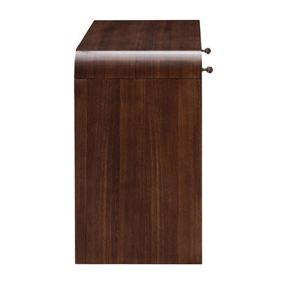 AICO by Michael Amini - Houston Vanity Table - Walnut - 9095058-416 veiw 5