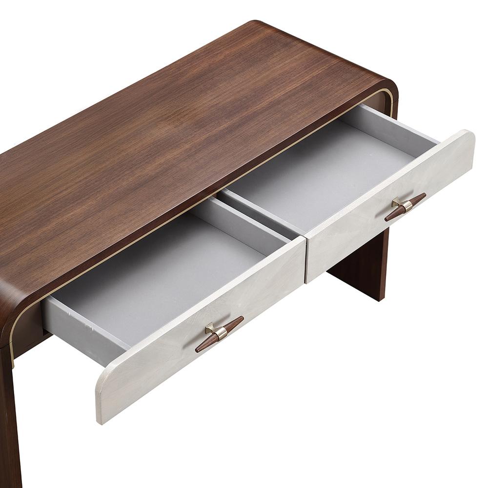 AICO by Michael Amini - Houston Vanity Table - Walnut - 9095058-416 veiw 7