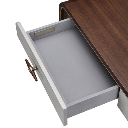 AICO by Michael Amini - Houston Vanity Table - Walnut - 9095058-416 veiw 9