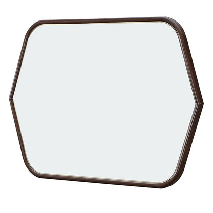 AICO by Michael Amini - Houston Wall Mirror - Walnut - 9095260-416 veiw 1