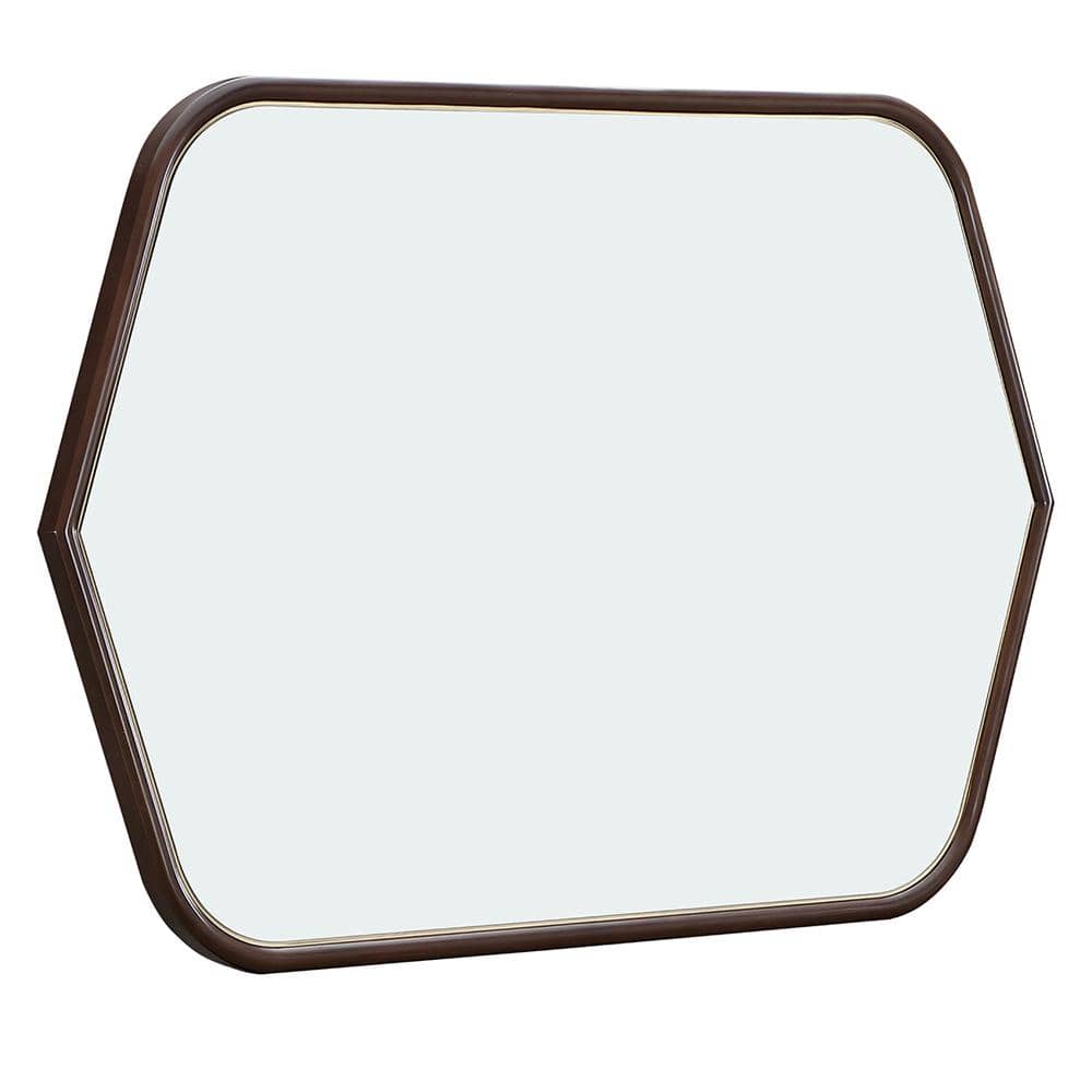 AICO by Michael Amini - Houston Wall Mirror - Walnut - 9095260-416 veiw 2