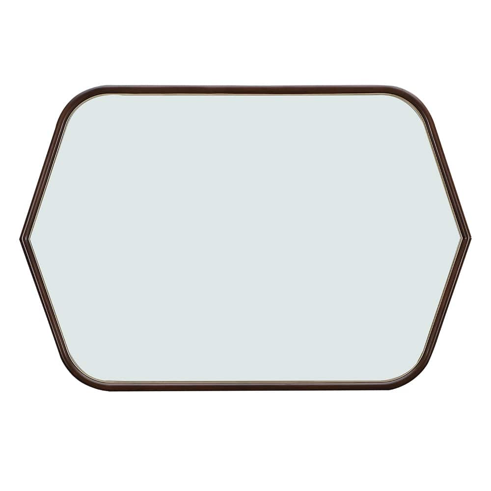 AICO by Michael Amini - Houston Wall Mirror - Walnut - 9095260-416 veiw 4