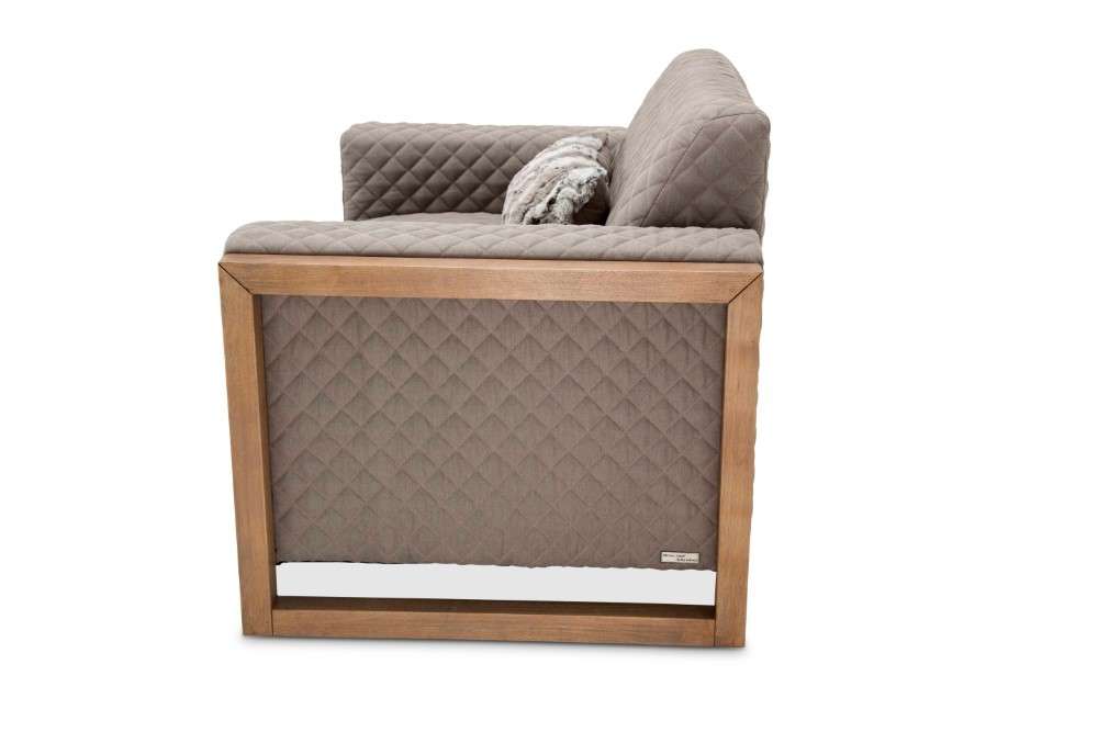 AICO by Michael Amini - Hudson Ferry - Chair and a Half, Slate Gray - Driftwood - KI-HUDF838-SLT-216N veiw 3