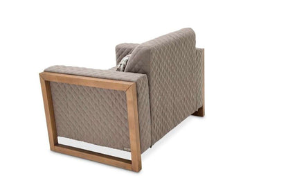 AICO by Michael Amini - Hudson Ferry - Chair and a Half, Slate Gray - Driftwood - KI-HUDF838-SLT-216N veiw 4