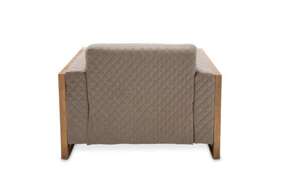 AICO by Michael Amini - Hudson Ferry - Chair and a Half, Slate Gray - Driftwood - KI-HUDF838-SLT-216N veiw 5