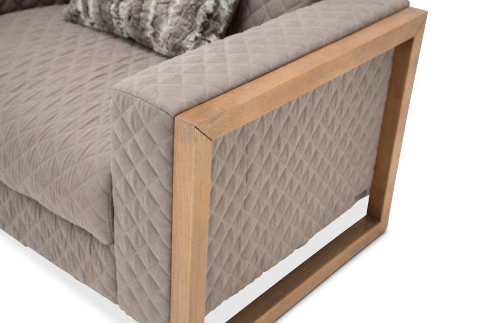 AICO by Michael Amini - Hudson Ferry - Chair and a Half, Slate Gray - Driftwood - KI-HUDF838-SLT-216N veiw 7