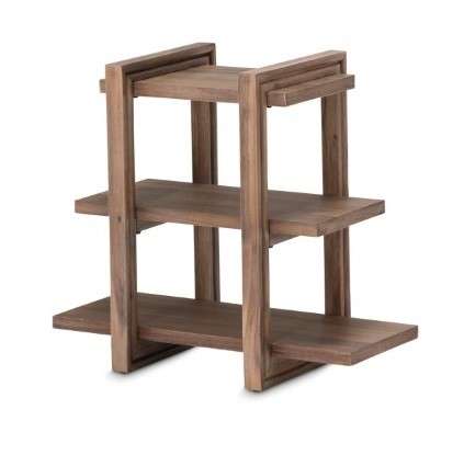 AICO by Michael Amini - Hudson Ferry - Chair Side Table - Driftwood - KI-HUDF222-216 veiw 1