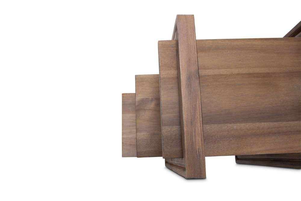 AICO by Michael Amini - Hudson Ferry - Chair Side Table - Driftwood - KI-HUDF222-216 veiw 5