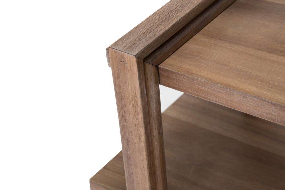 AICO by Michael Amini - Hudson Ferry - Chair Side Table - Driftwood - KI-HUDF222-216 veiw 6