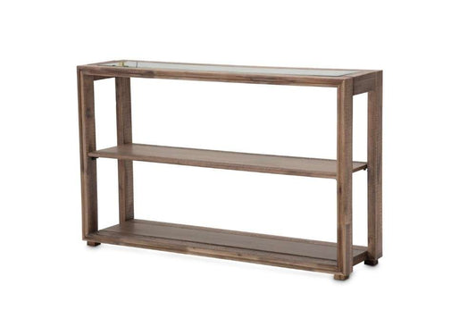 AICO by Michael Amini - Hudson Ferry - Console Table - Driftwood - KI-HUDF223-216 veiw 1