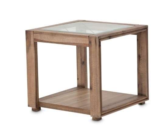 AICO by Michael Amini - Hudson Ferry - End Table - Driftwood - KI-HUDF202-216 veiw 1