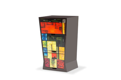 AICO by Michael Amini - Illusions - 3 Drawer V-Shaped Storage Chest - FS-ILUSN-083A veiw 1