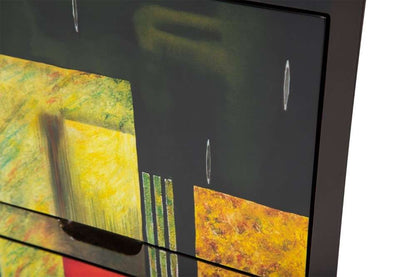 AICO by Michael Amini - Illusions - 3 Drawer V-Shaped Storage Chest - FS-ILUSN-083A veiw 5