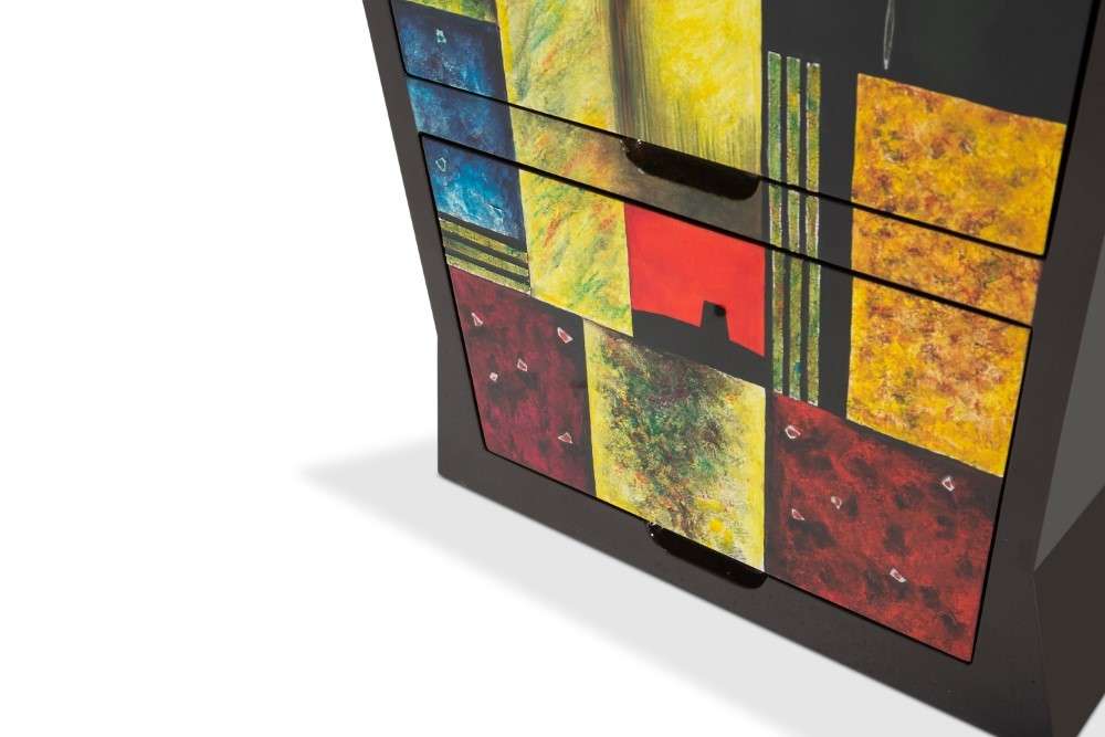 AICO by Michael Amini - Illusions - 3 Drawer V-Shaped Storage Chest - FS-ILUSN-083A veiw 6