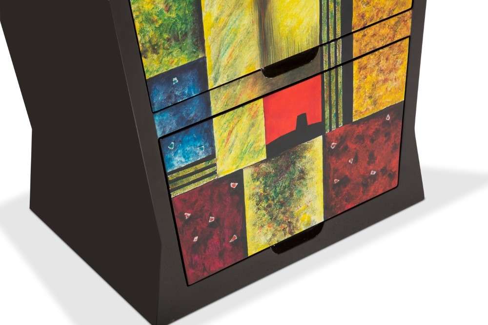 AICO by Michael Amini - Illusions - 3 Drawer V-Shaped Storage Chest - FS-ILUSN-083A veiw 8