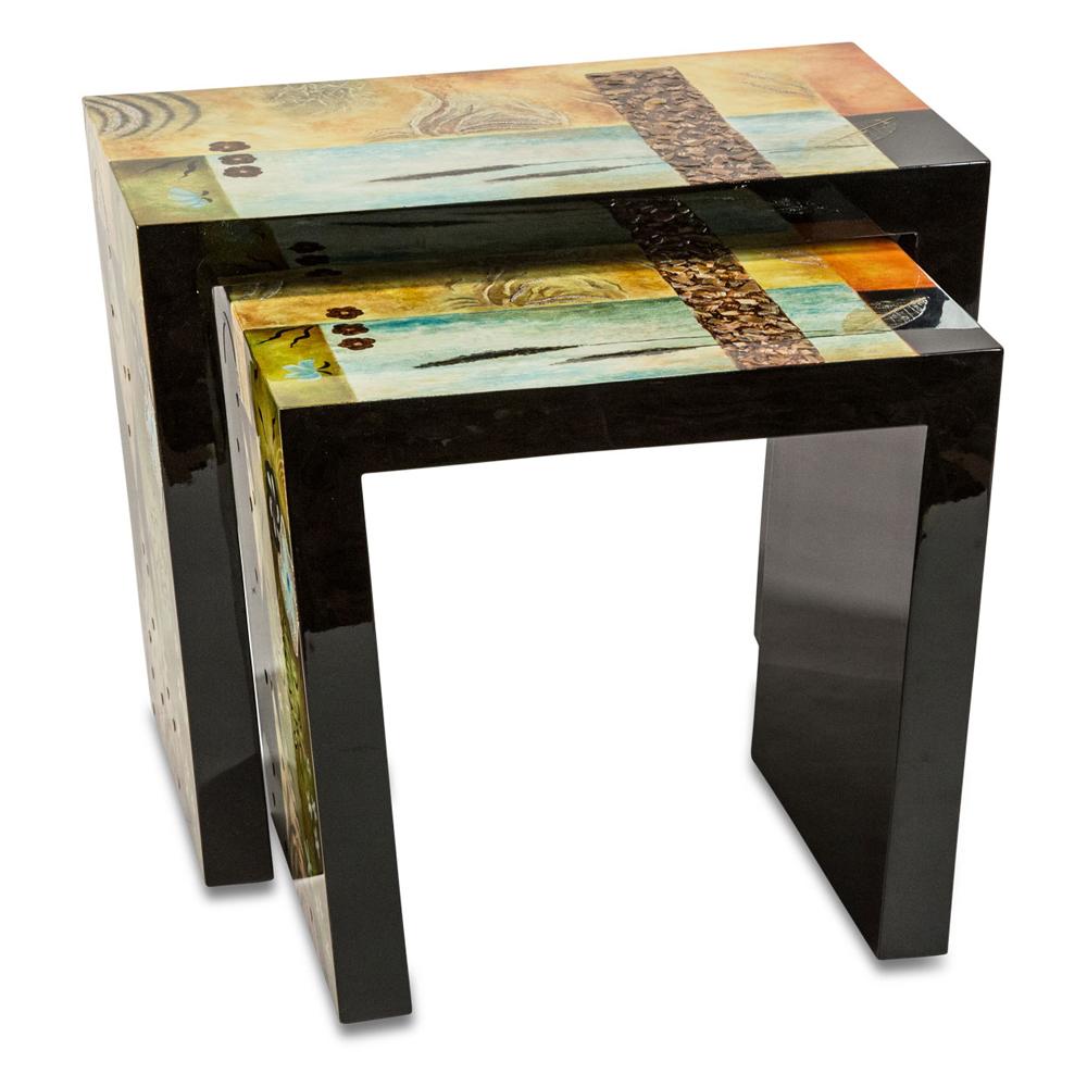 AICO by Michael Amini - Illusions Nesting Tables (Set of 3) - FS-ILUSN-039 veiw 2