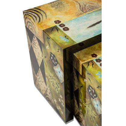AICO by Michael Amini - Illusions Nesting Tables (Set of 3) - FS-ILUSN-039 veiw 5