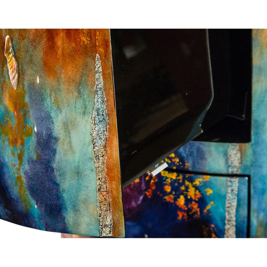 AICO by Michael Amini - Illusions Oval Cabinet - FS-ILUSN-027 veiw 2