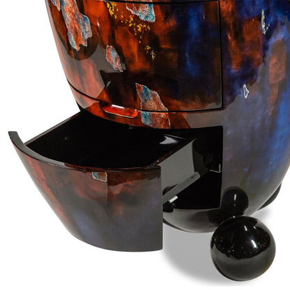 AICO by Michael Amini - Illusions Oval Cabinet - FS-ILUSN-027 veiw 6