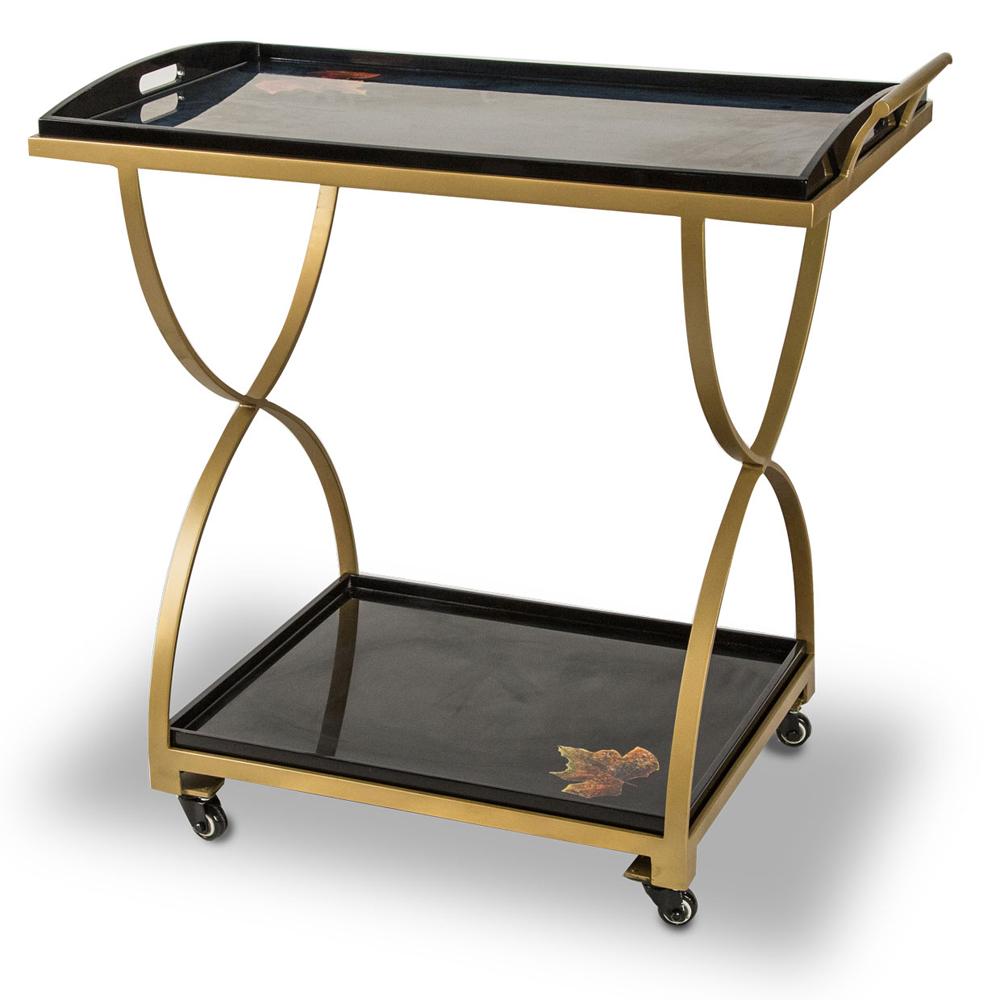 AICO by Michael Amini - Illusions Serving Cart - FS-ILUSN-093 veiw 1