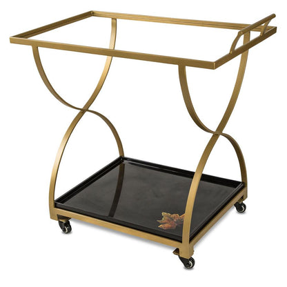 AICO by Michael Amini - Illusions Serving Cart - FS-ILUSN-093 veiw 2